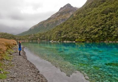 Голубое озеро новой зеландии Самое глубокое озеро страны
